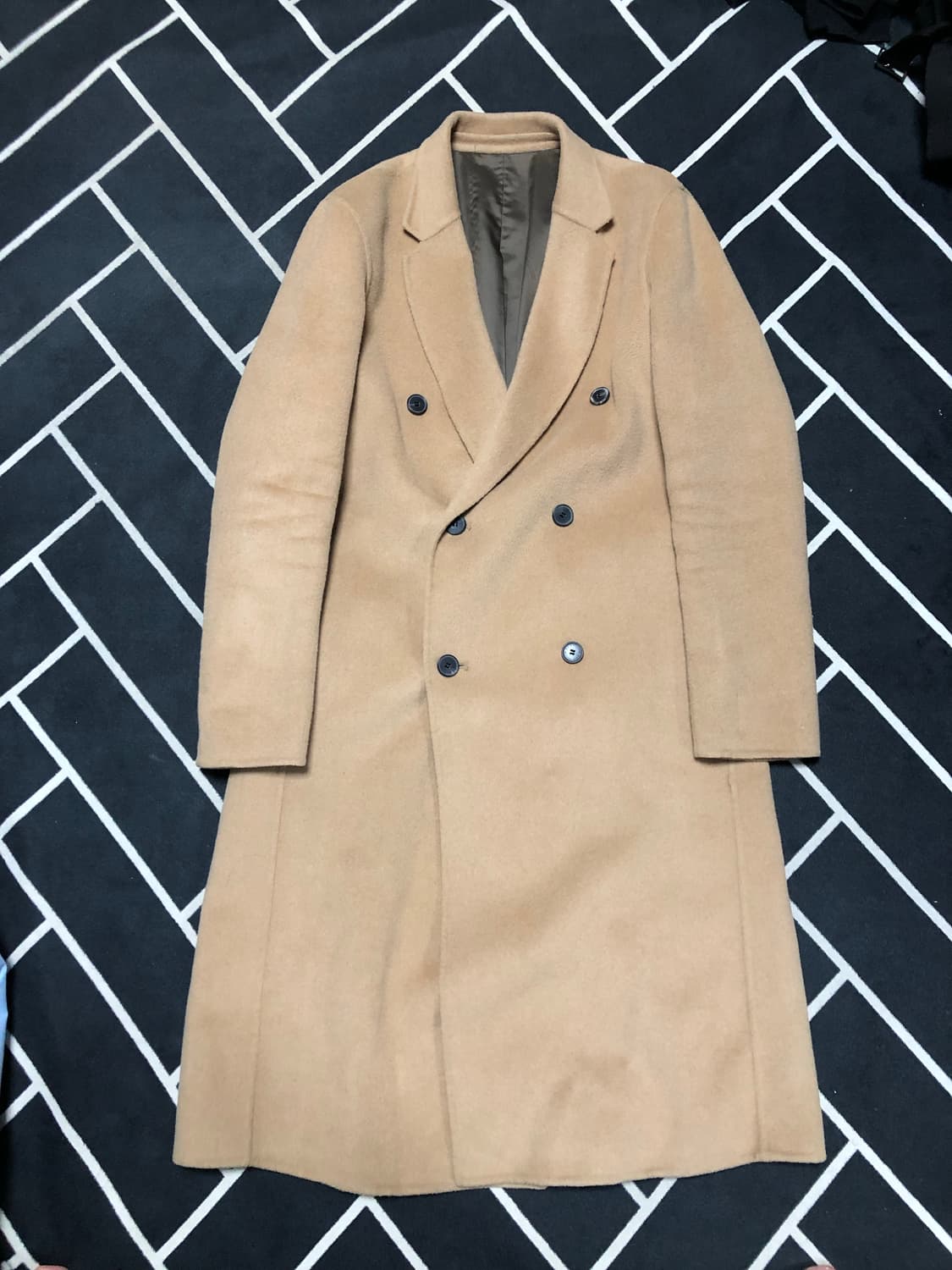 색감이쁜 더블 핸드메이드 코트 / 옴므 몽클레어 니트코트 우영미 타임 상품이미지1