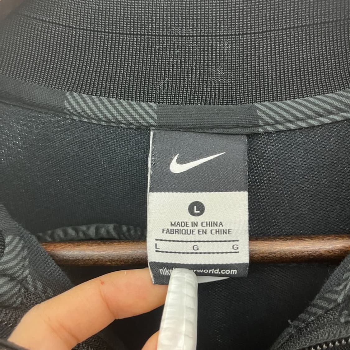 나이키 맨체스터 유나이티드 올블랙 유니폼 져지 집업 L C10820 상품이미지5