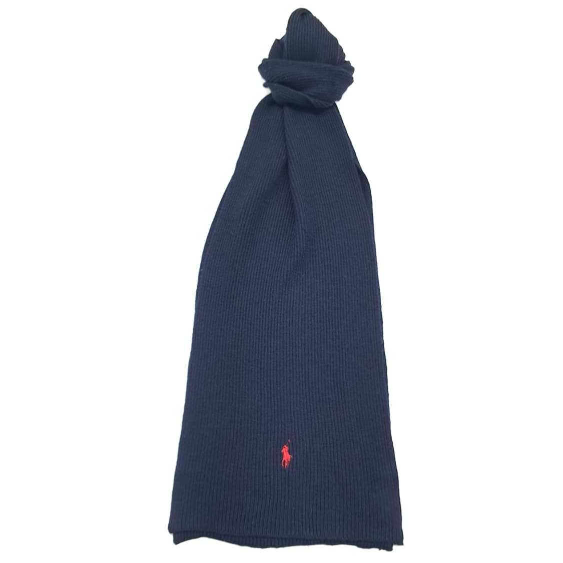 MX344 폴로 랄프로렌 다크네이비 메리노울 니트 목도리 머플러 상품이미지1