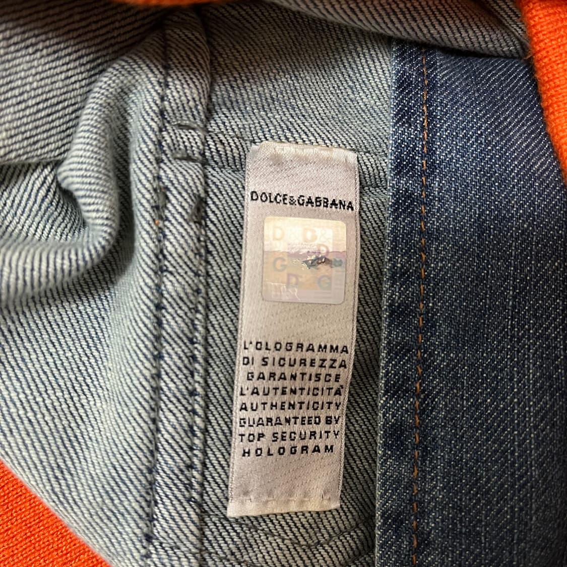 돌체앤가바나 이태리 여성 데님 청자켓 36사이즈 상품이미지7