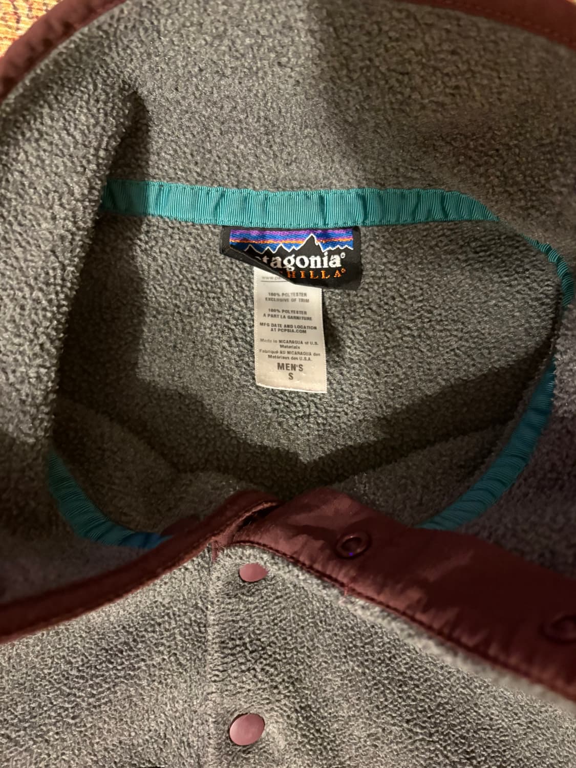 파타고니아 신칠라 스냅 풀오버 그레이 men’s s 상품이미지3