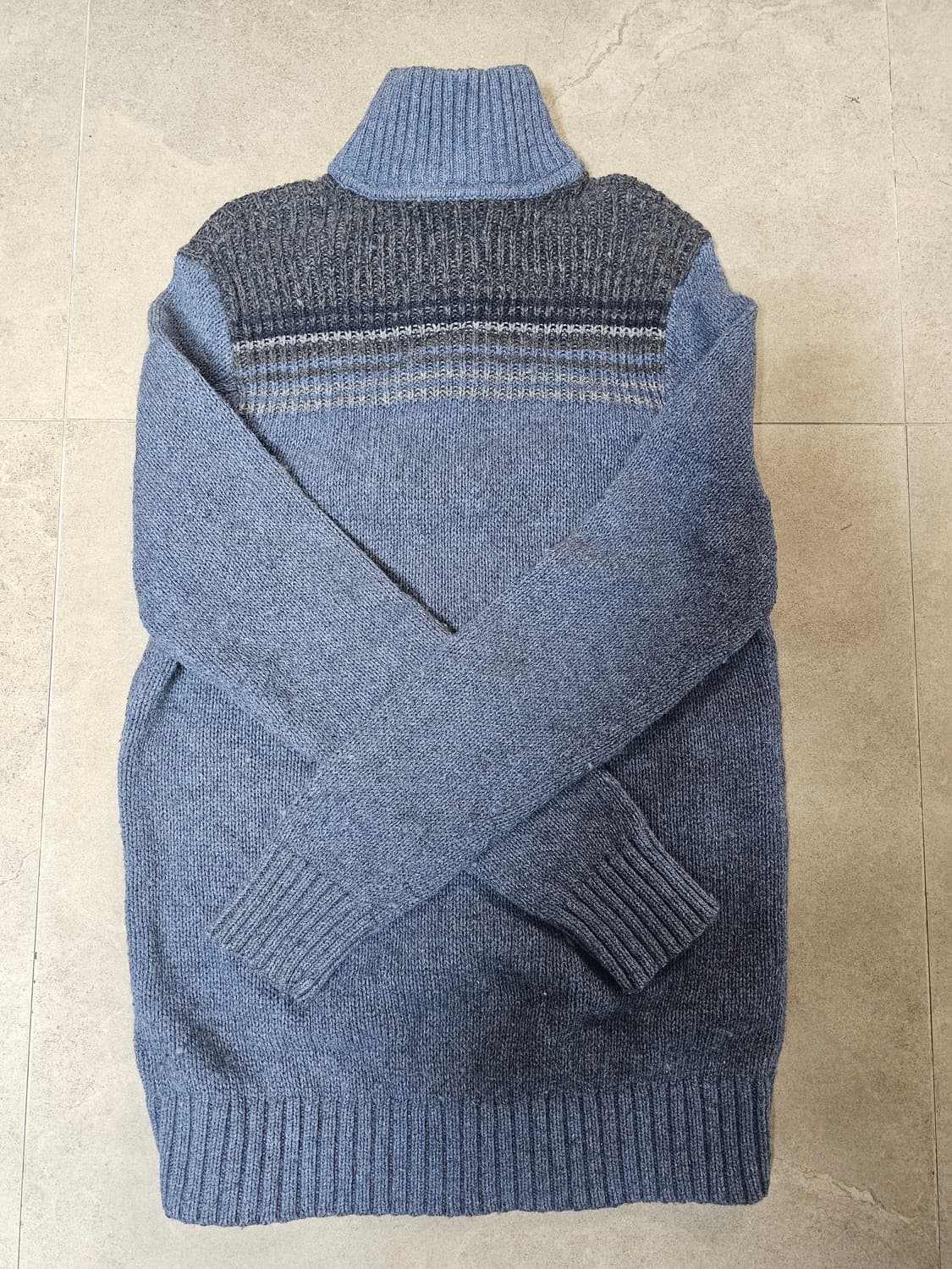 바나나리퍼블릭 반집업 니트 L 상품이미지3