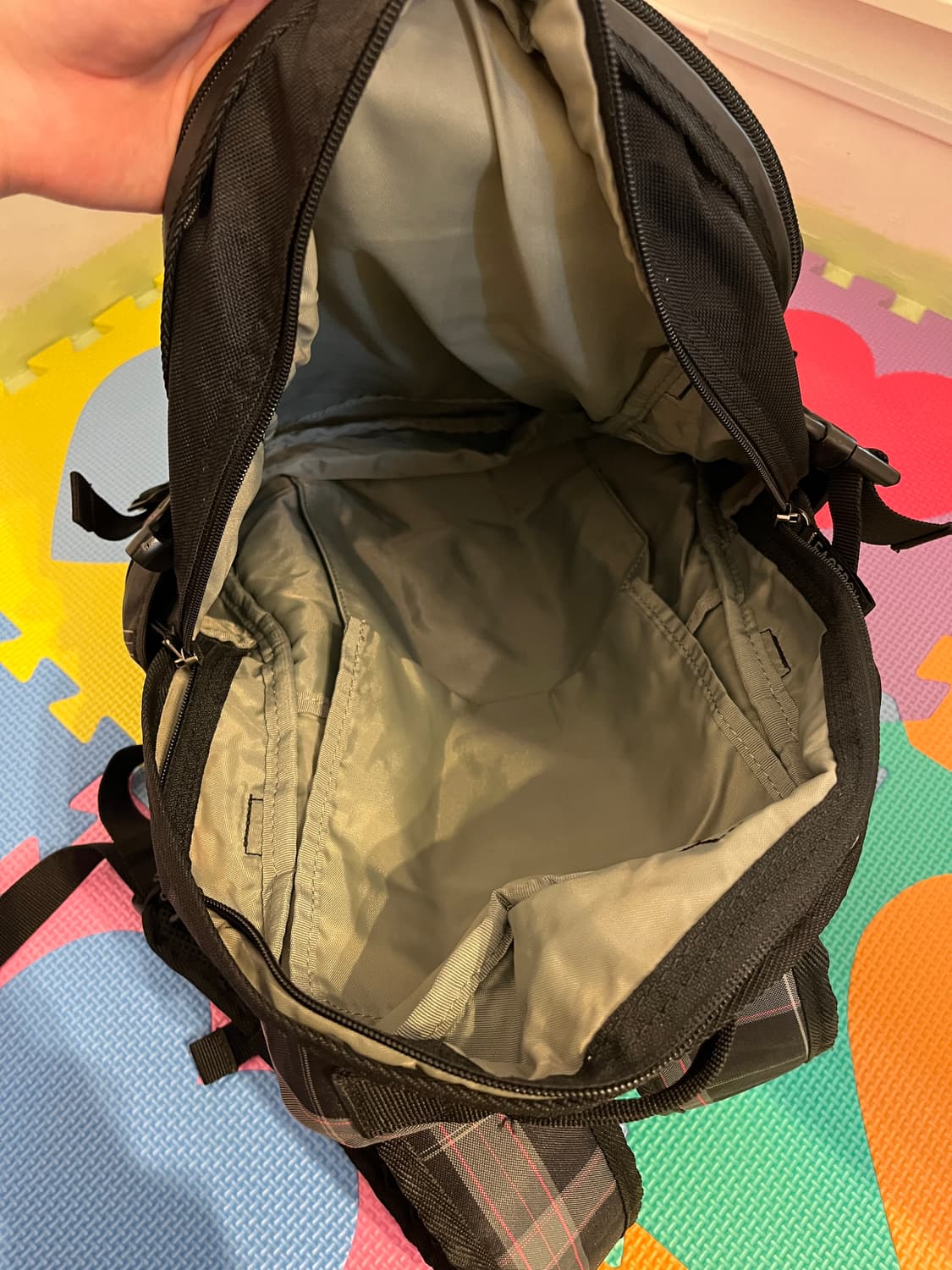 ✔️블랙핑크 체크패턴 백팩 🫶🏻 상품이미지7