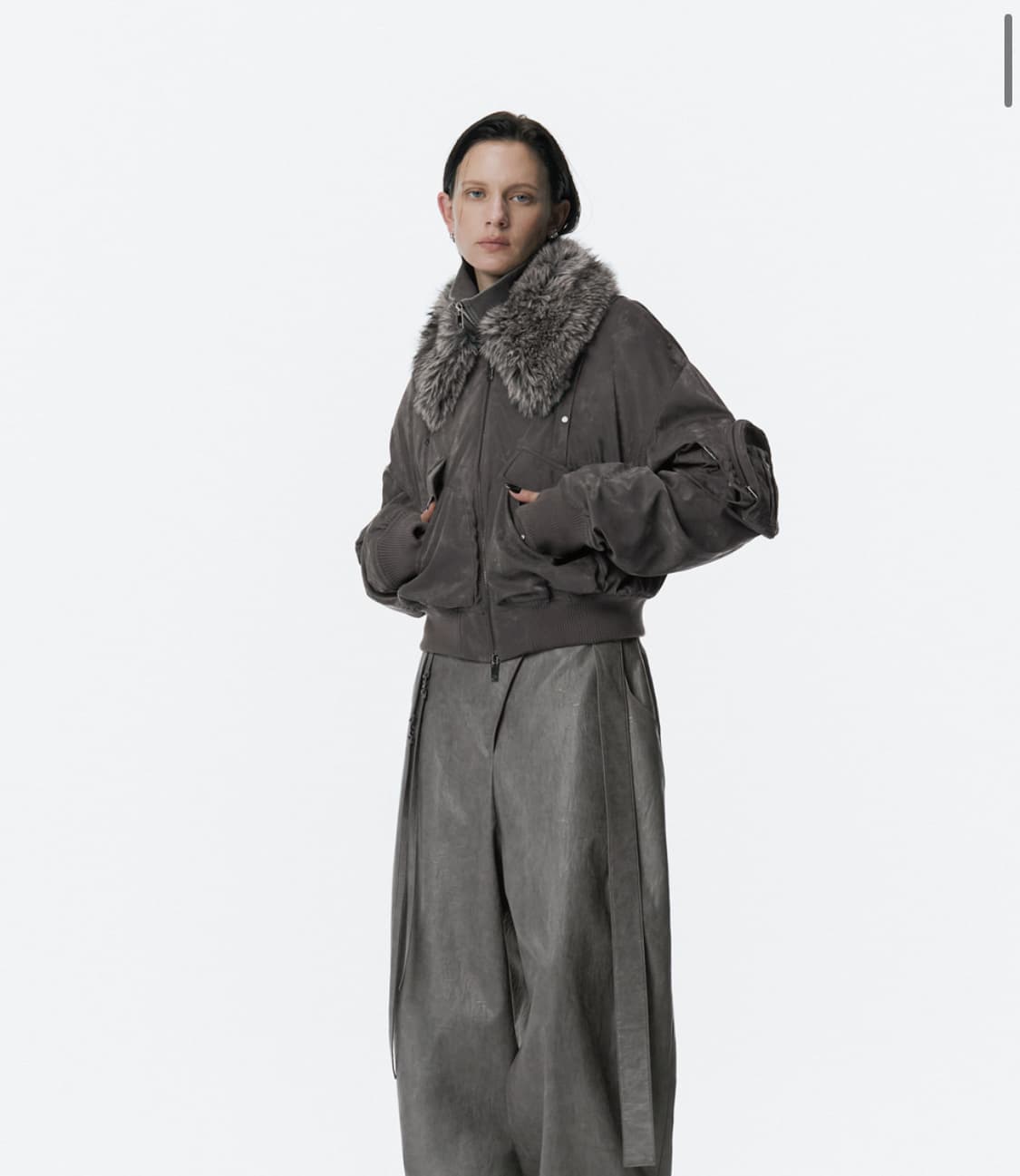 트리밍버드 fur collar ma-1 jumper 상품이미지4