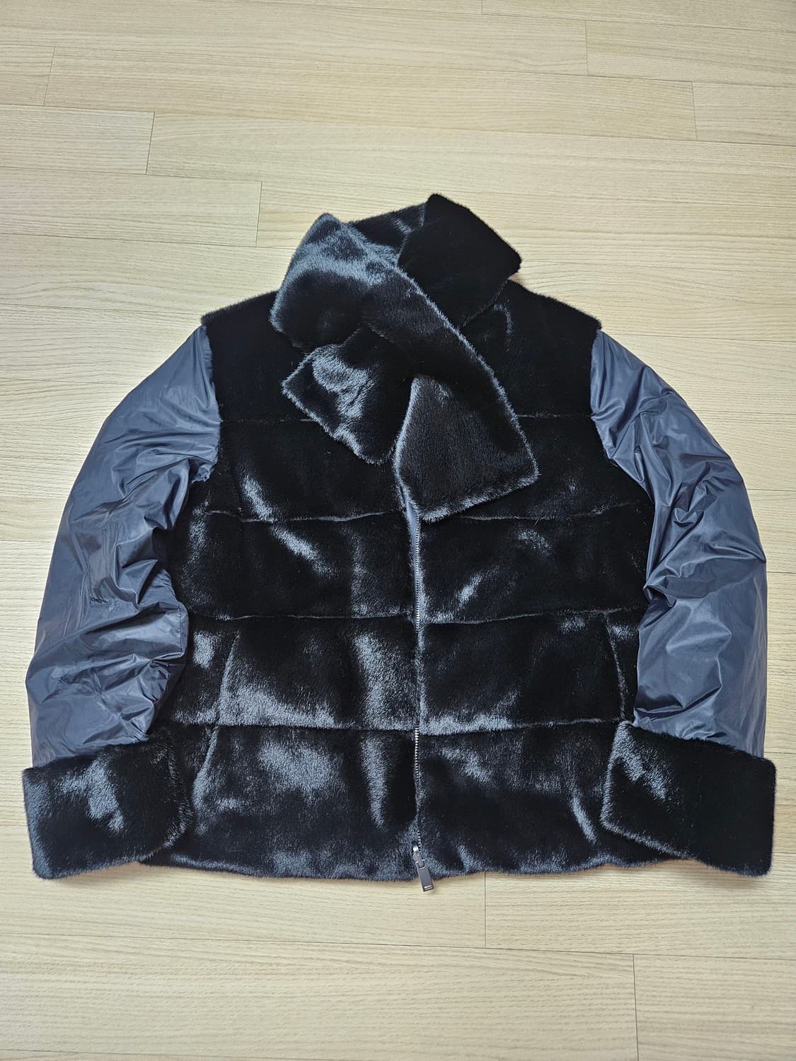 셀렙샵에디션의 FAUX밍크 헝가리구스다운 블랙  상품이미지2