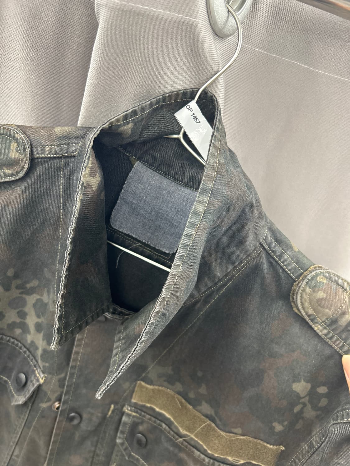 카모 밀리터리 포켓 셔츠 상품이미지4