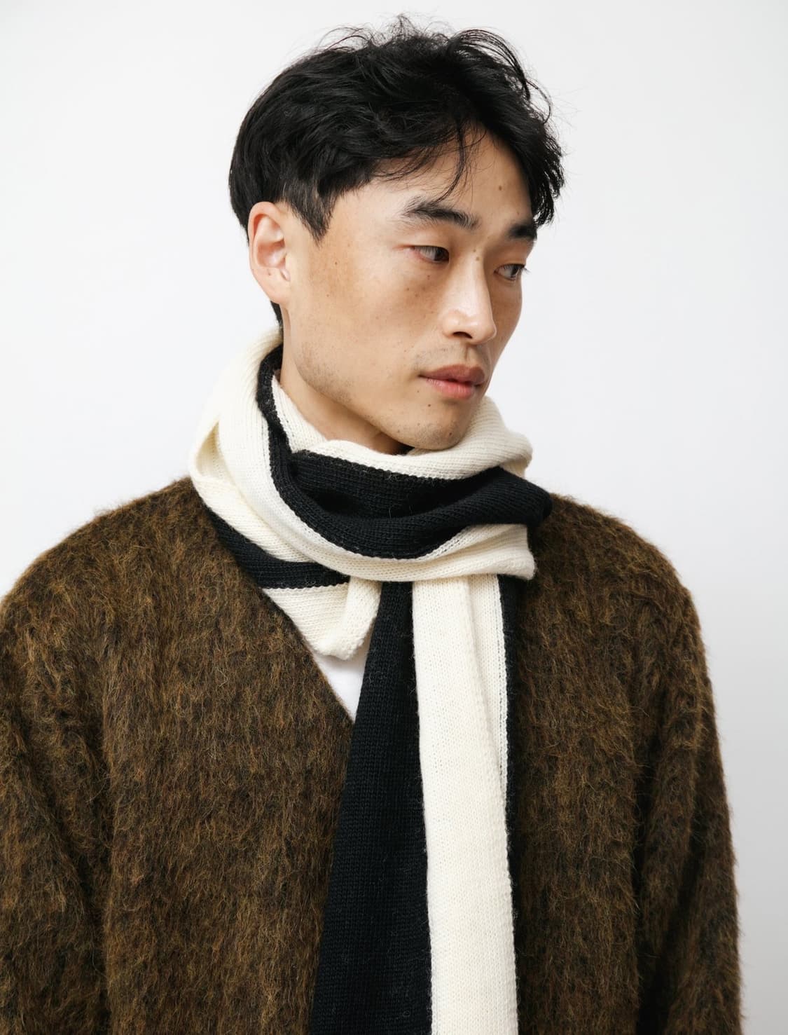 아워레가시 아이비 스트라이프 머플러 스카프 상품이미지1