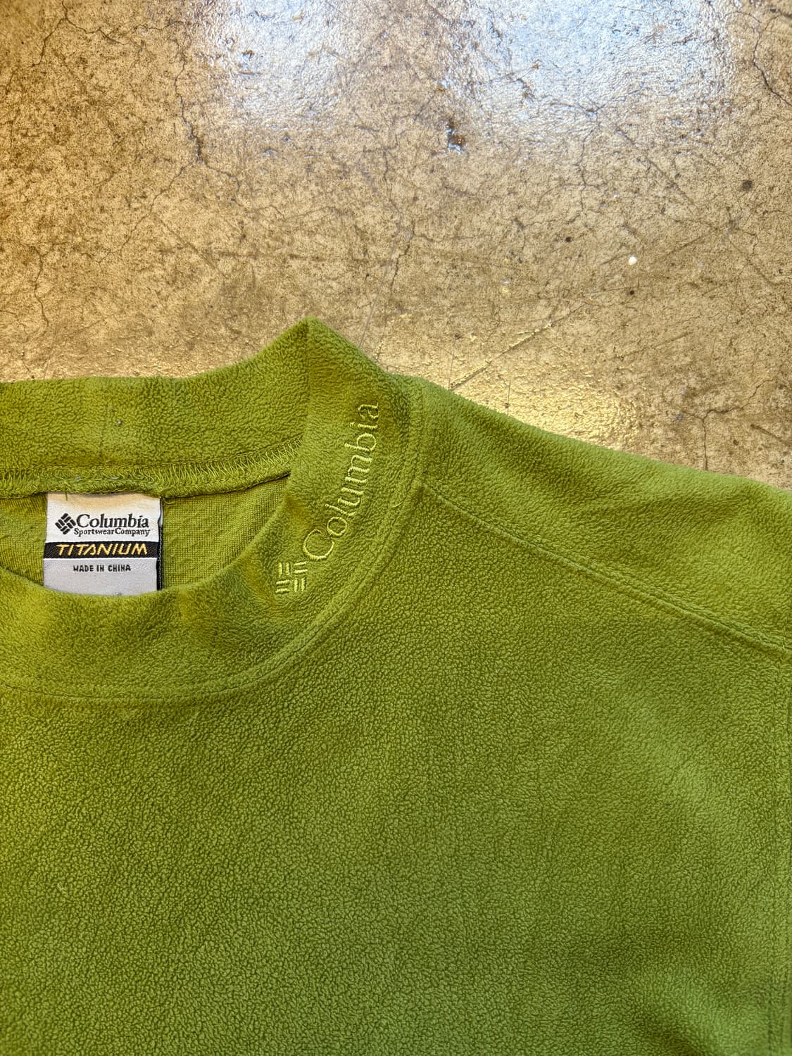 컬럼비아 컬러 플리스 티셔츠 상품이미지2