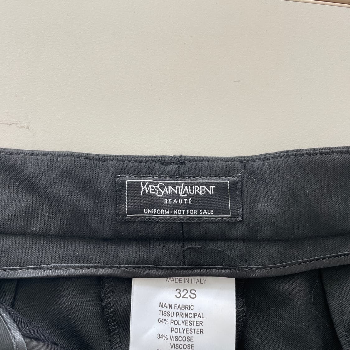 생로랑 유니폼 블랙 슬랙스 상품이미지8
