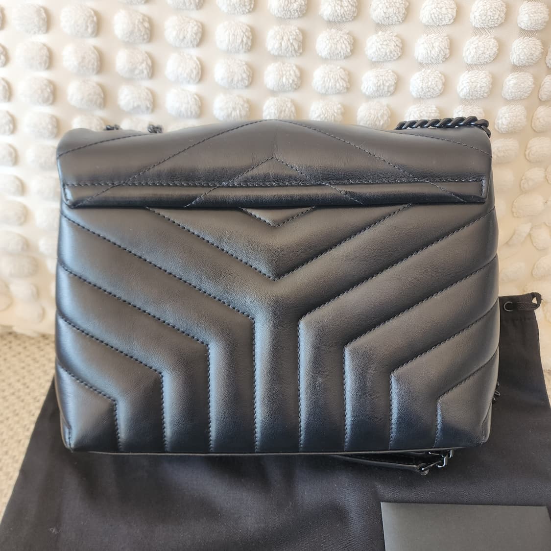 초민트급 생로랑 루루 스몰 숄더백 올블랙 상품이미지2