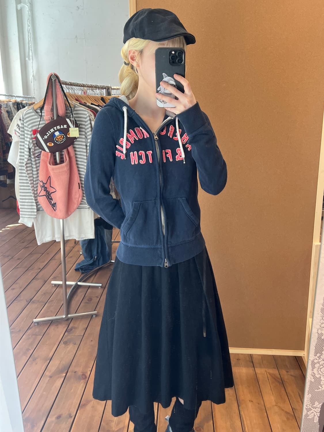 아베크롬비 네이비 후드집업  상품이미지6