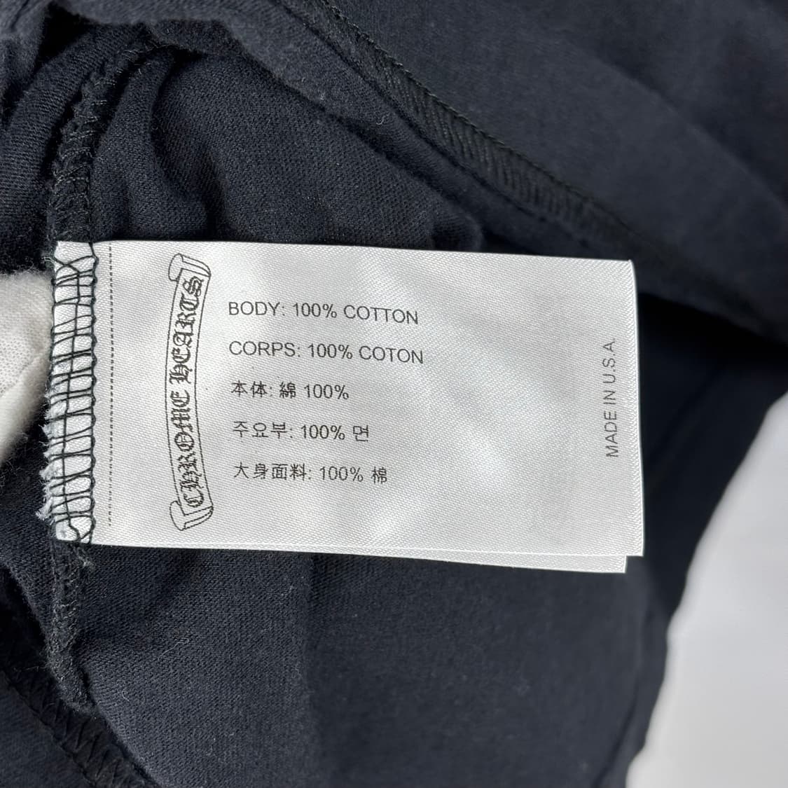 (XL,정품)크롬하츠 홀스슈 말발굽 반팔 티셔츠 상품이미지8