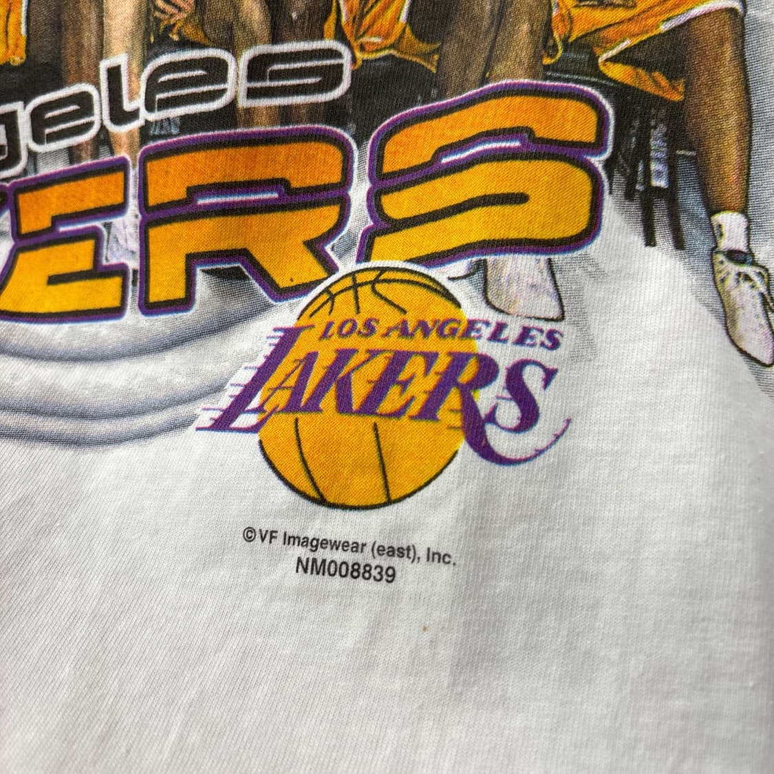 00s 리 LA레이커즈 NBA 챔피언쉽 티셔츠 코비&샤킬오닐 N1211 상품이미지6