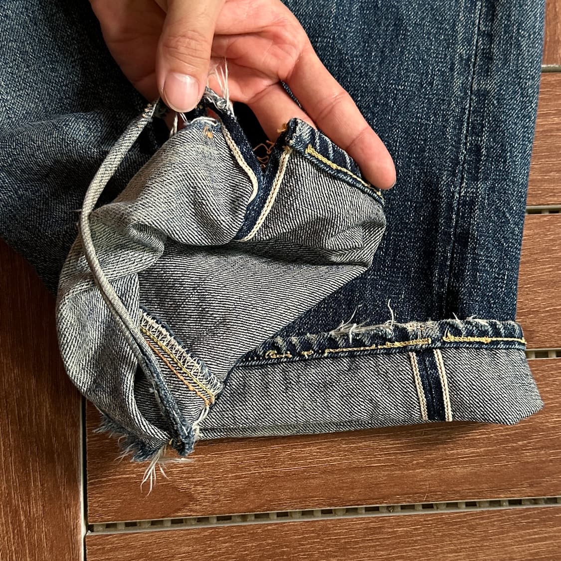 Denime selvedge denim pants 상품이미지5