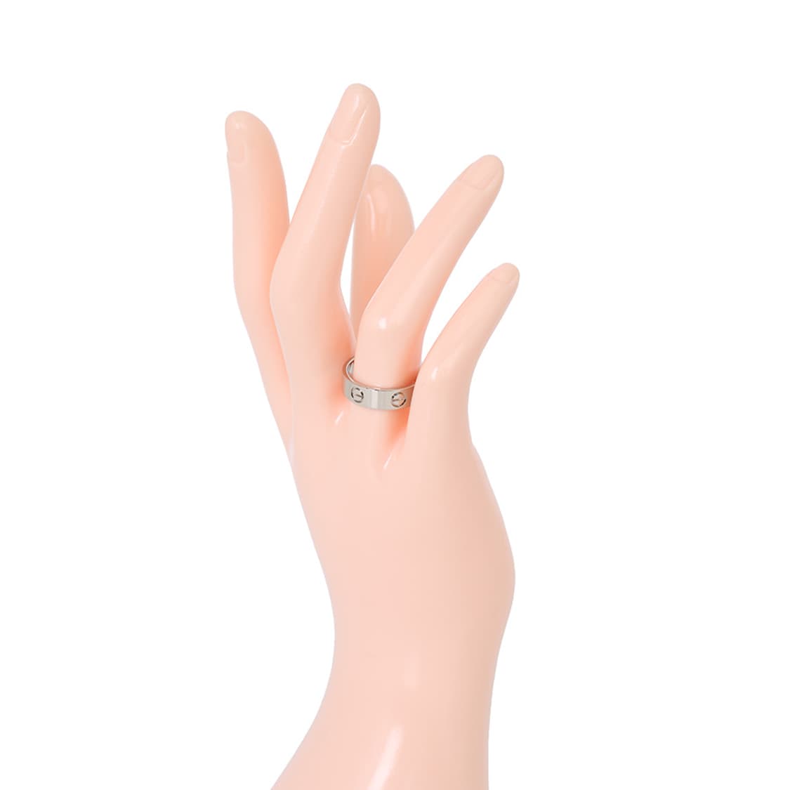 까르띠에 러브링 화이트골드 러브 반지 LOVE 55호 B4084900 상품이미지5