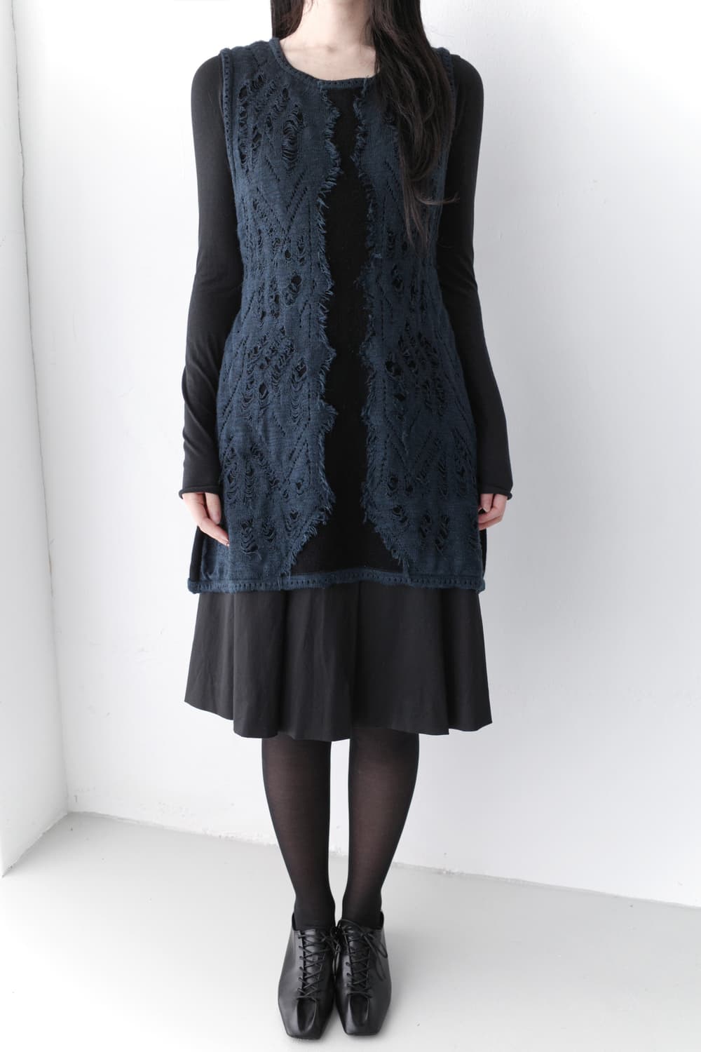 hiroko bis) damage knit long sleeve 상품이미지8