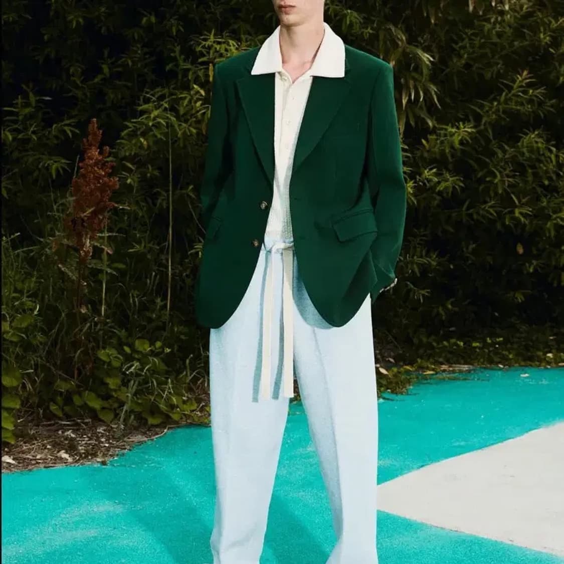 렉토 30s single jacket vintage green 상품이미지2