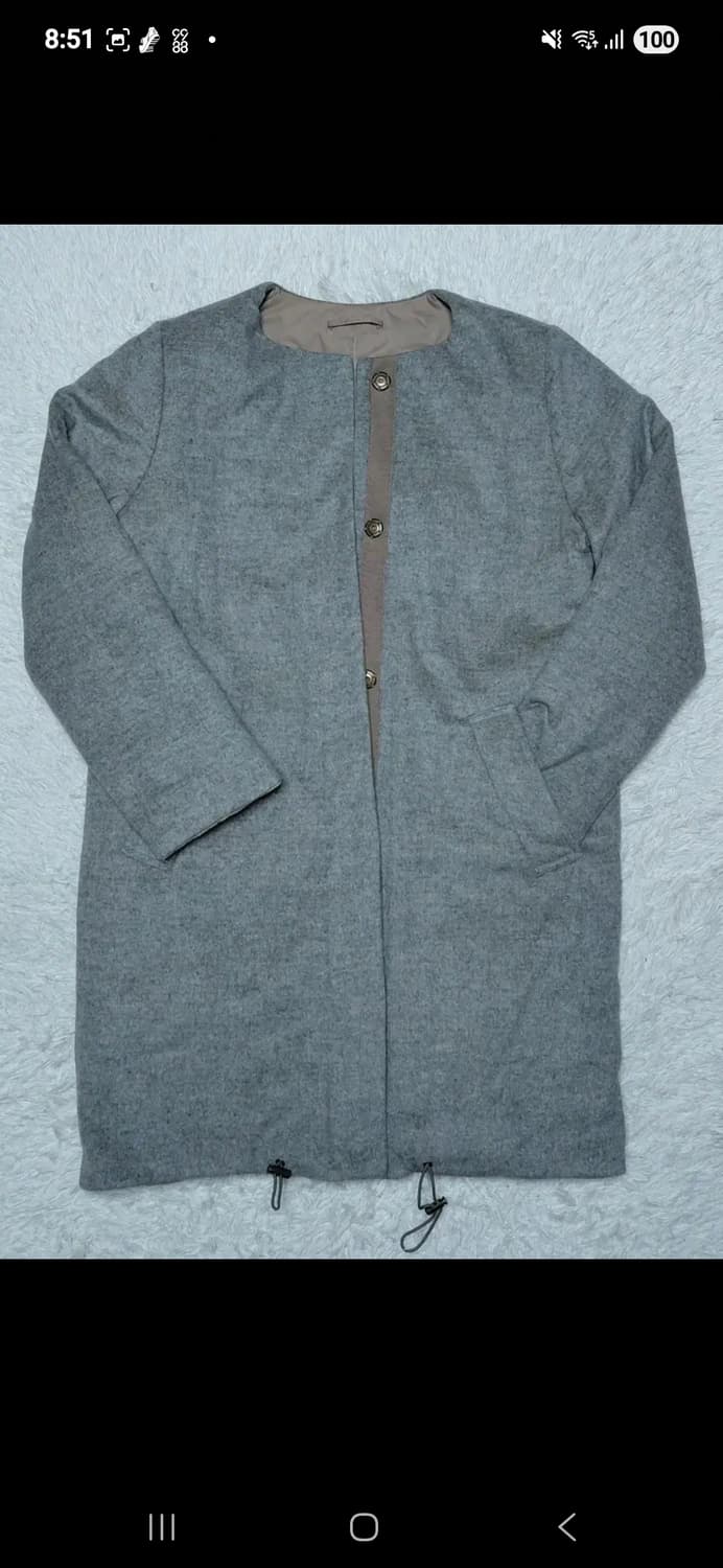 일본 Harriss Grace 리버시블 반코트 38 (55~66) 상품이미지3