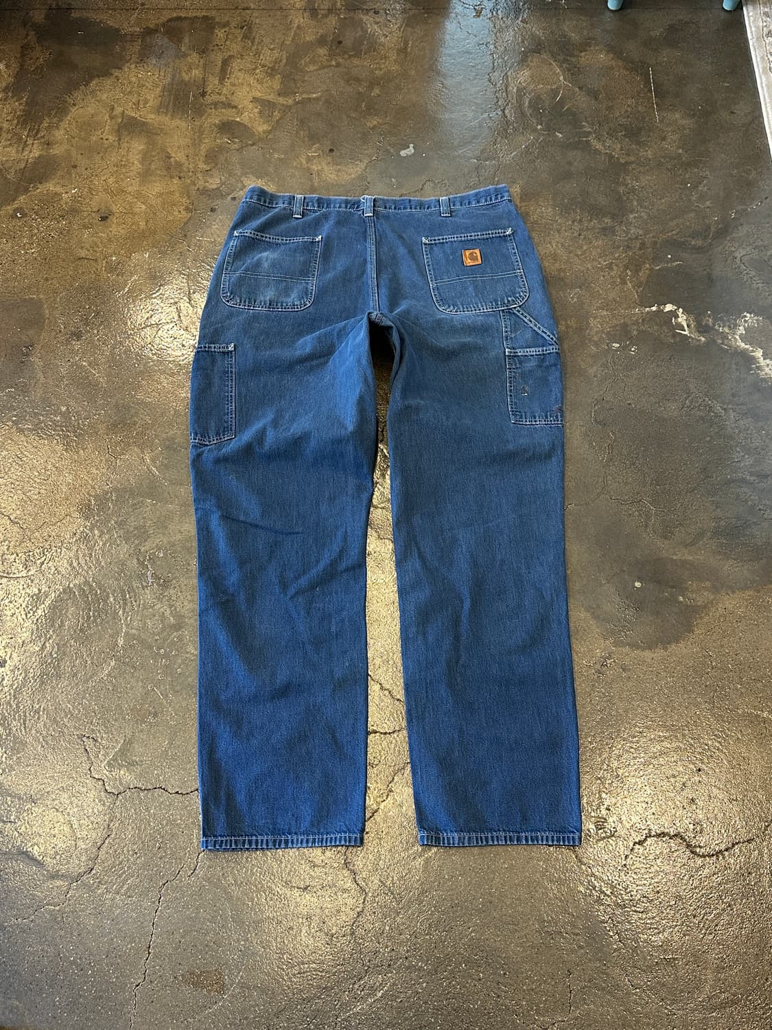 칼하트 카펜터 데님 워크팬츠 덩가리핏 40X34 상품이미지2