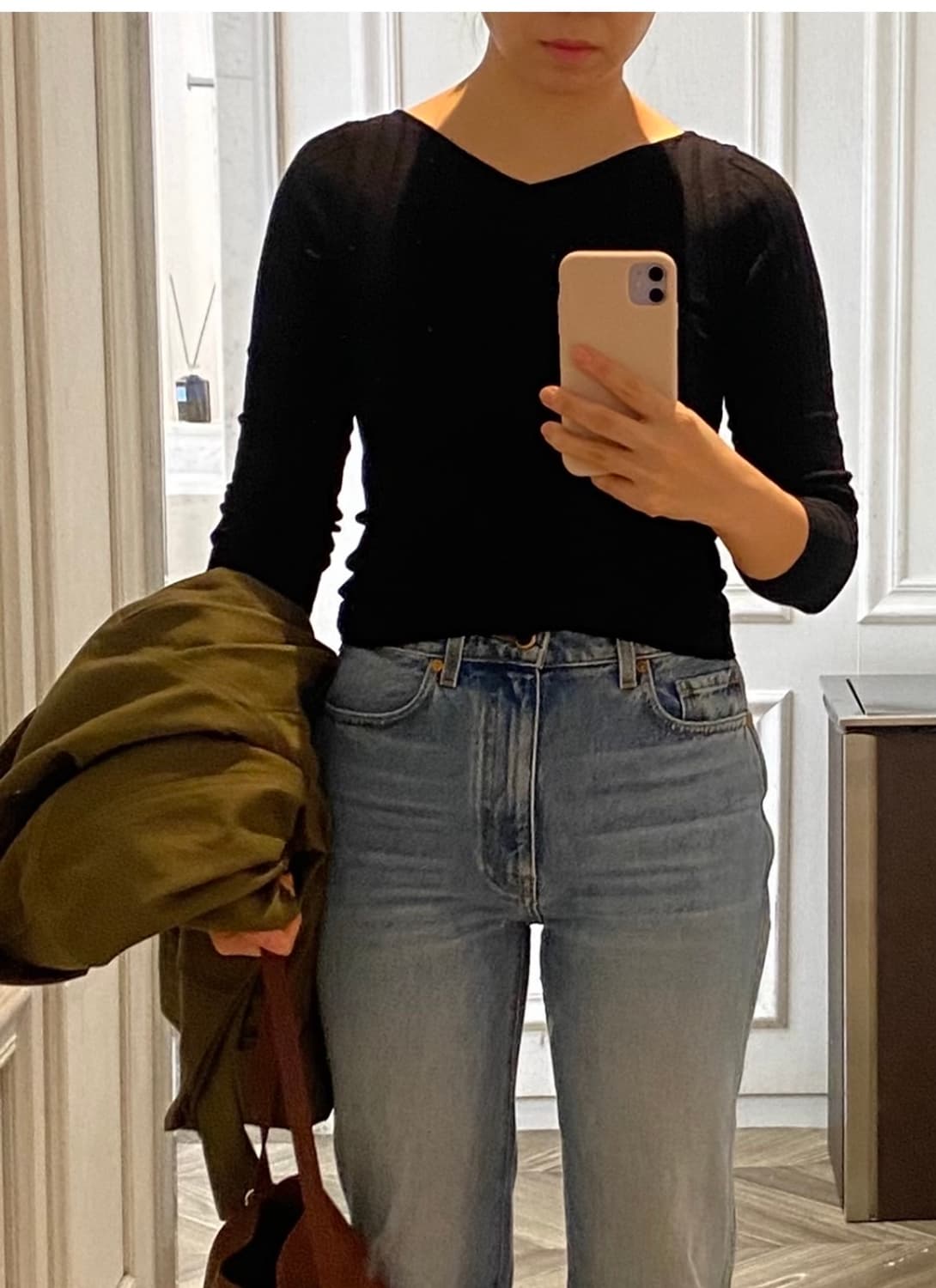 Toteme 토템 블랙 골지 니트  상품이미지5