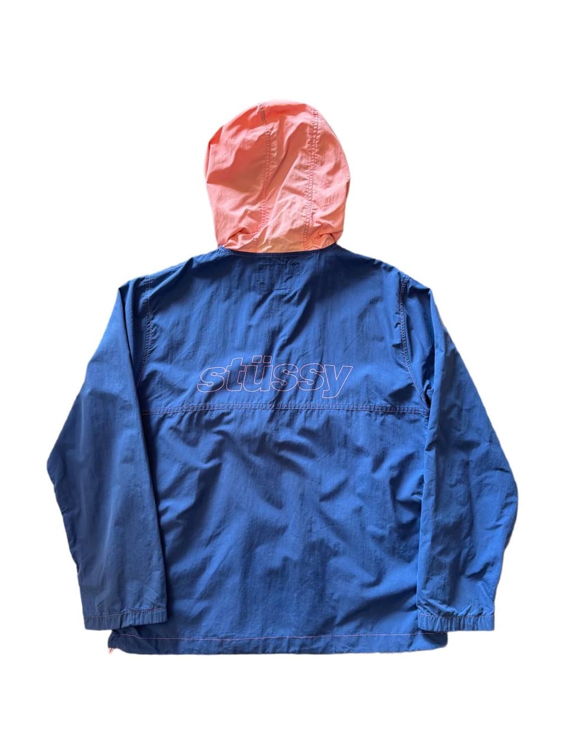 Stussy pink stitch hooded half zip 상품이미지2