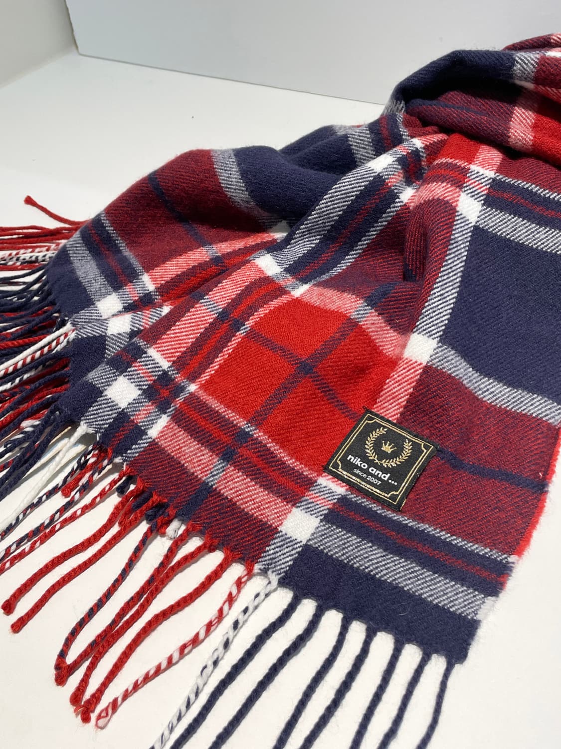 니코앤드 타탄체크 목도리 A1418 상품이미지3