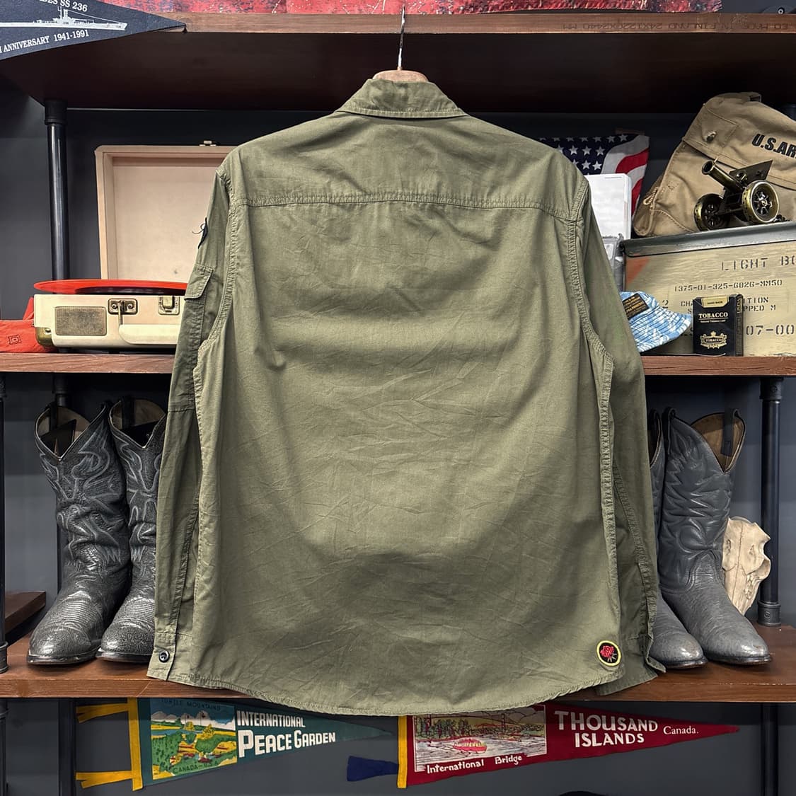 디젤 밀리터리 모티브 슈페리어 프로텍션 정글 퍼티그 셔츠 N1087 상품이미지2