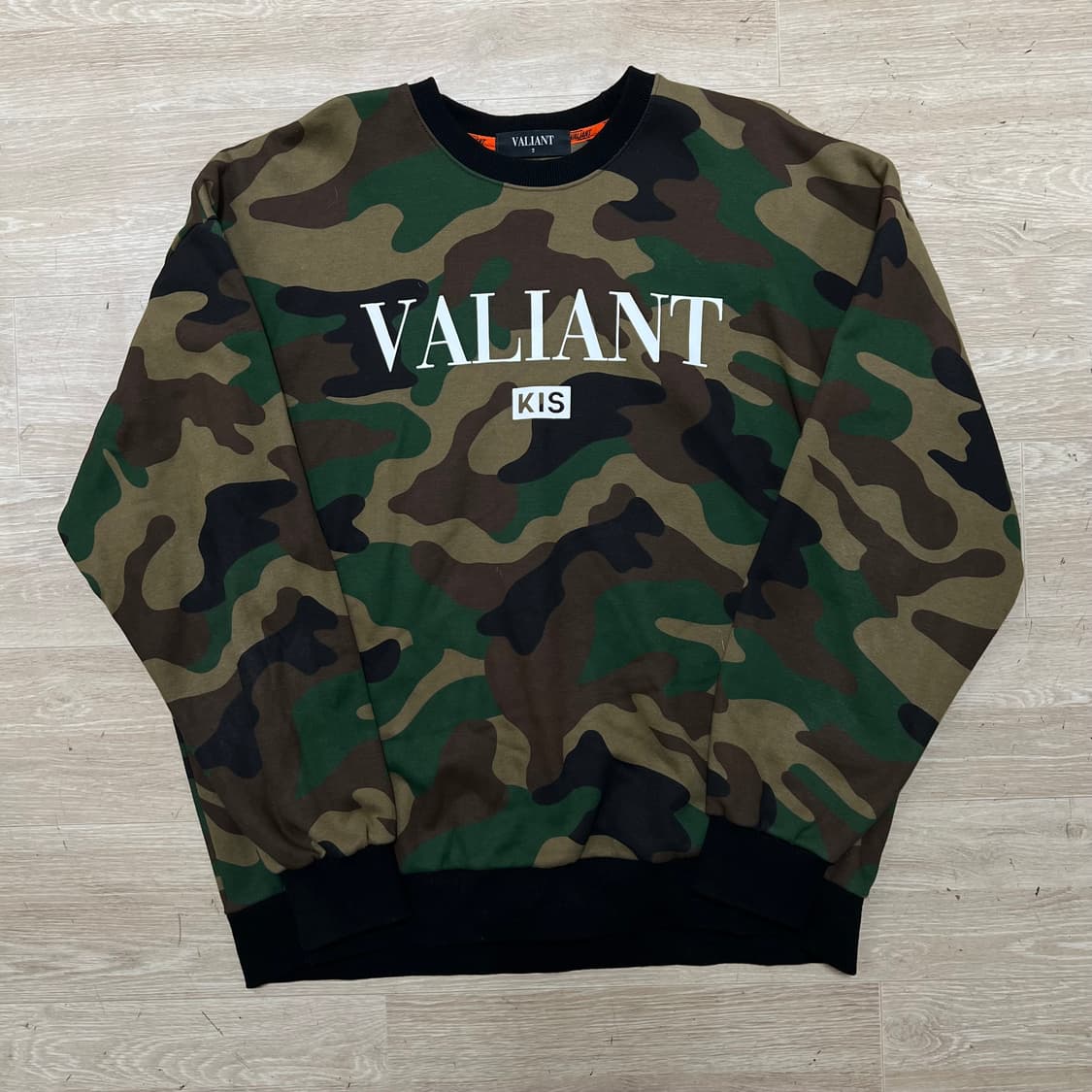 VALIANT 발리안트 밀리터리 빅로고 맨투맨 [카모플라쥬] 2사이즈 상품이미지1