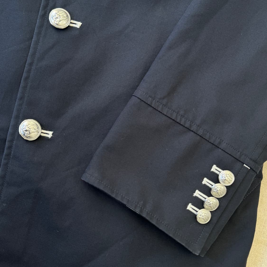 버버리 블랙라벨 은장 리얼버튼 자켓 L(95) 상품이미지4