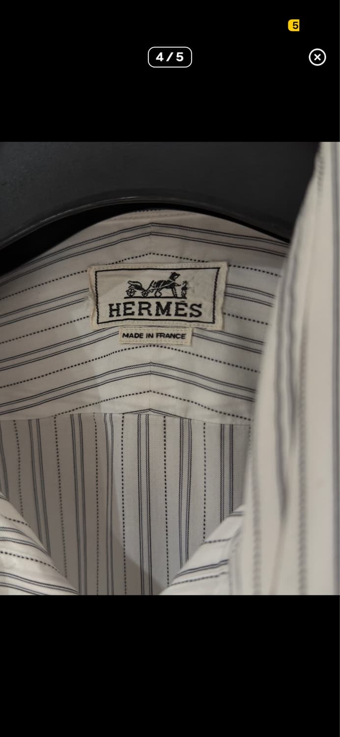 [40] hermes striped shirt 상품이미지4