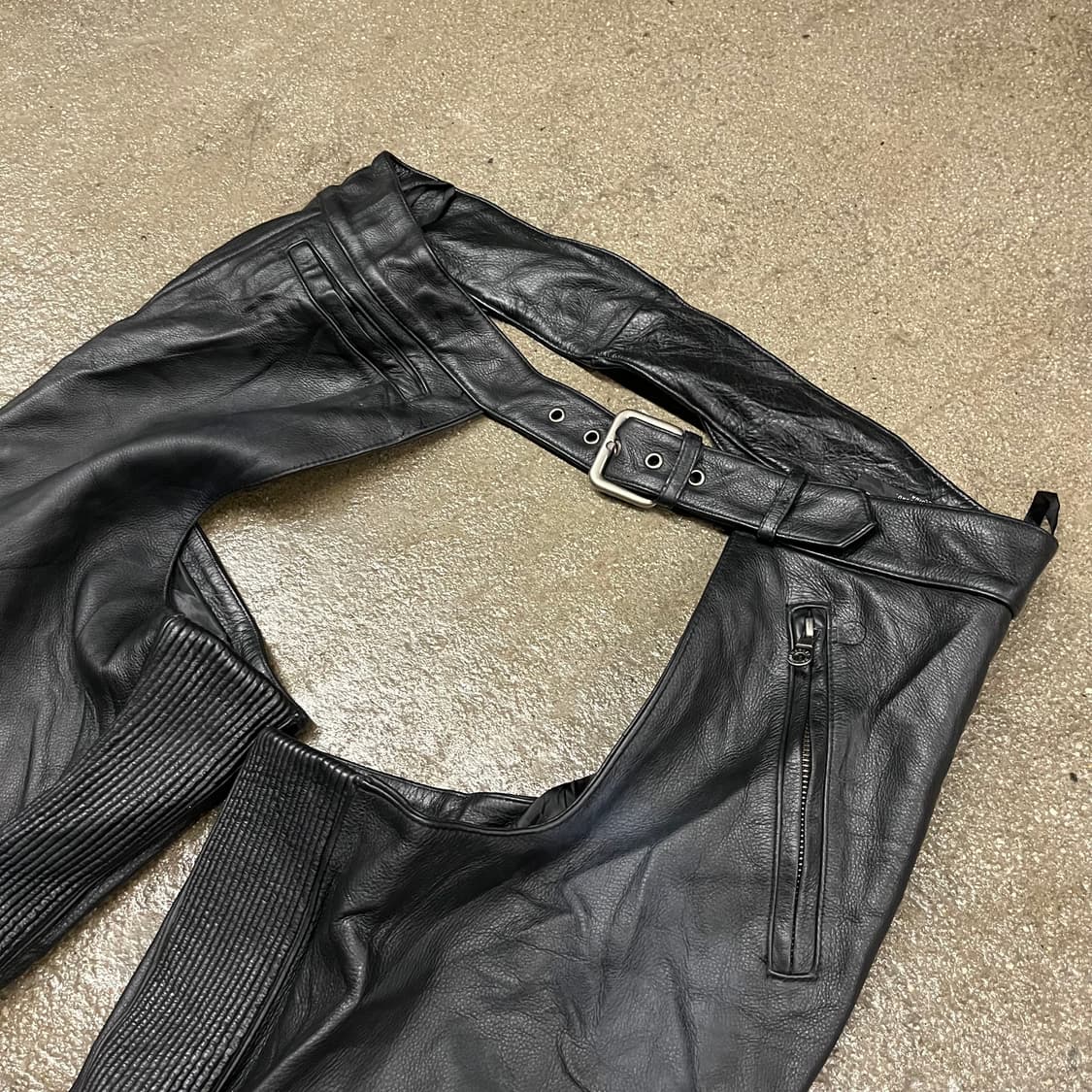 할리데이비슨 가죽 챕스 (XL) 상품이미지6