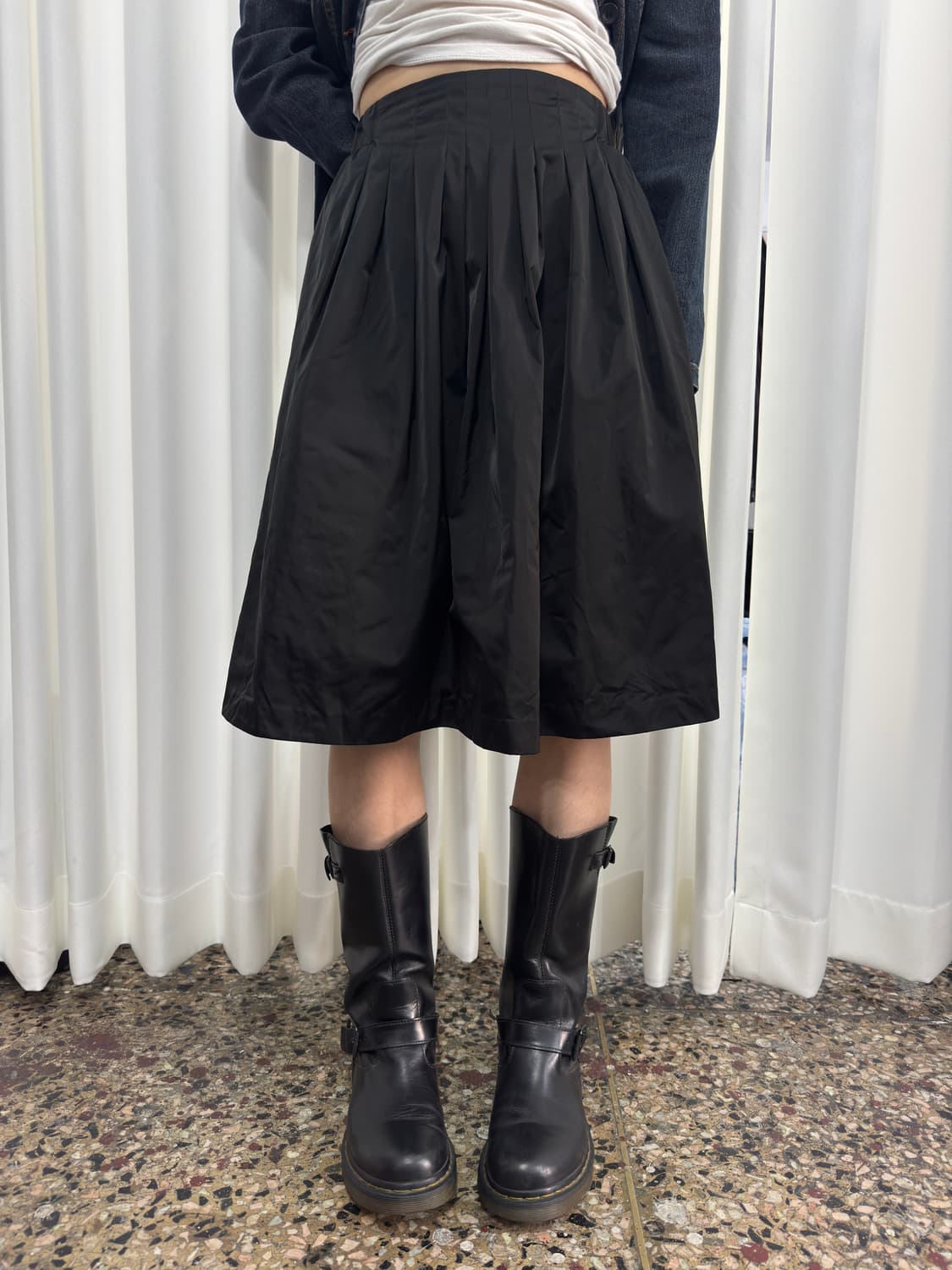brankasta pleats midi skirt 상품이미지3