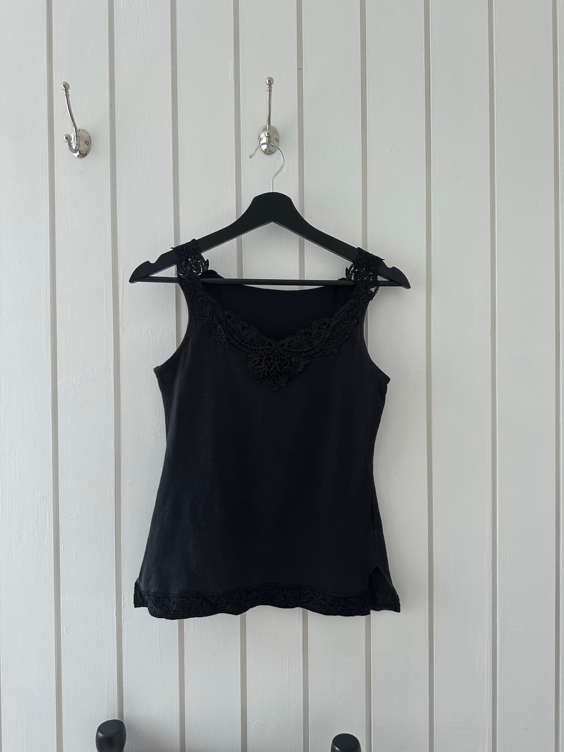 Black lace sleeveless 상품이미지3