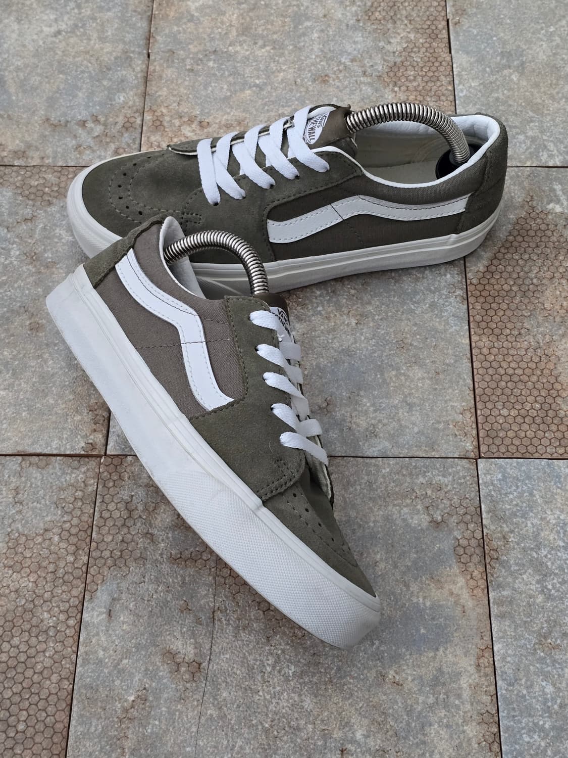 (230)반스 스케이트 로우 카키 상품이미지7