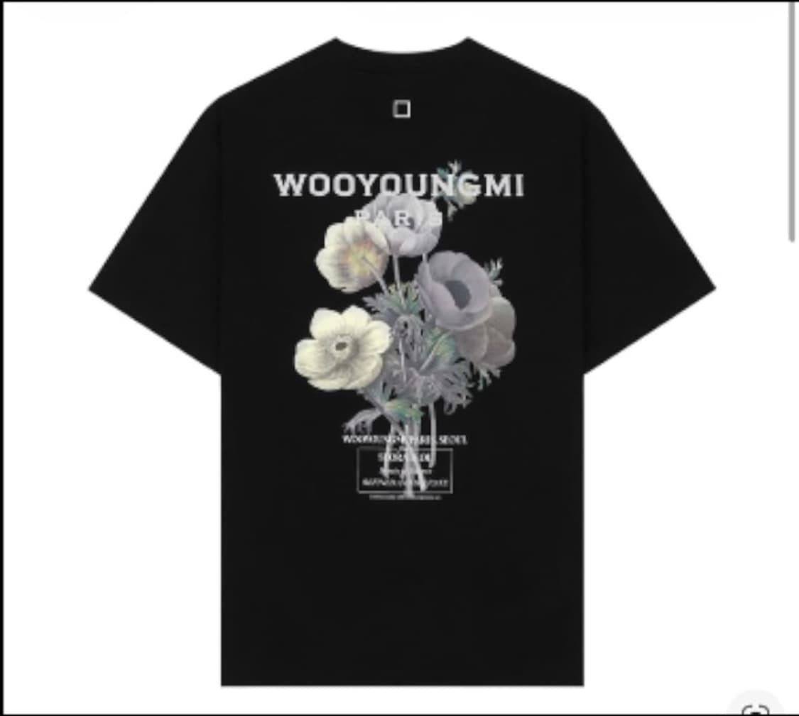 23FW 우영미 플라워 프린트 반팔 상품이미지2