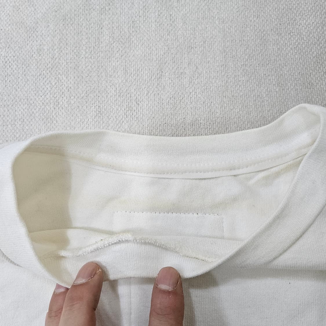 F 시스템 레터링 오퍼핏 반팔티 0323Y 상품이미지5