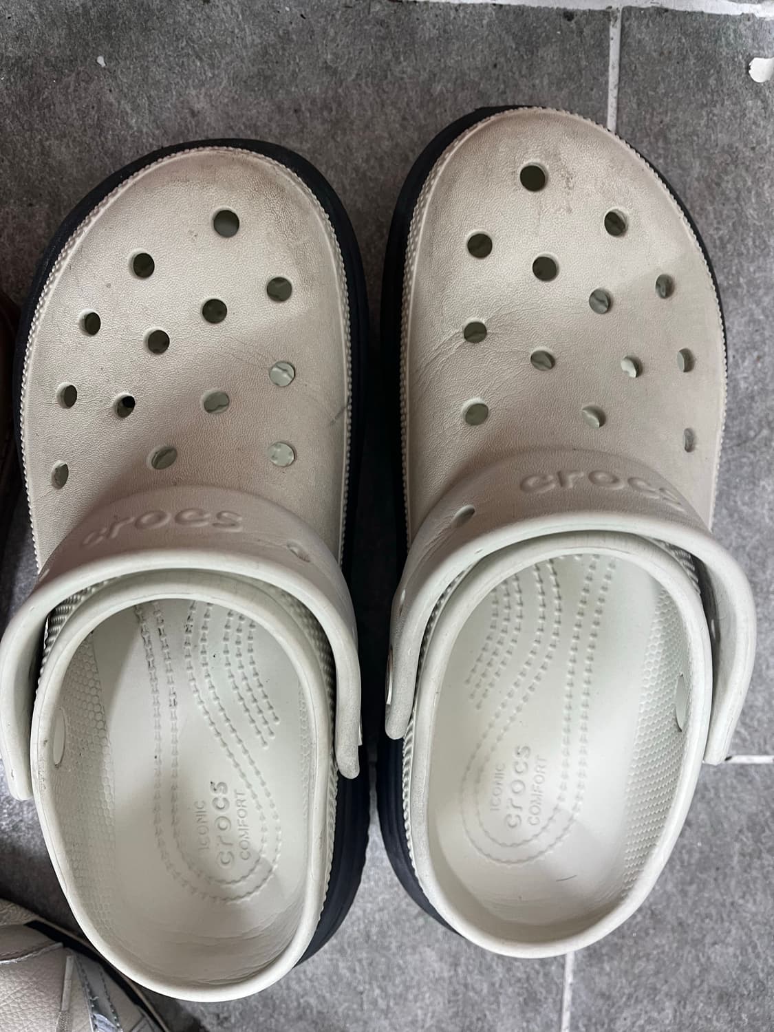 스톰프 클로그 린넨 블랙 240 상품이미지3