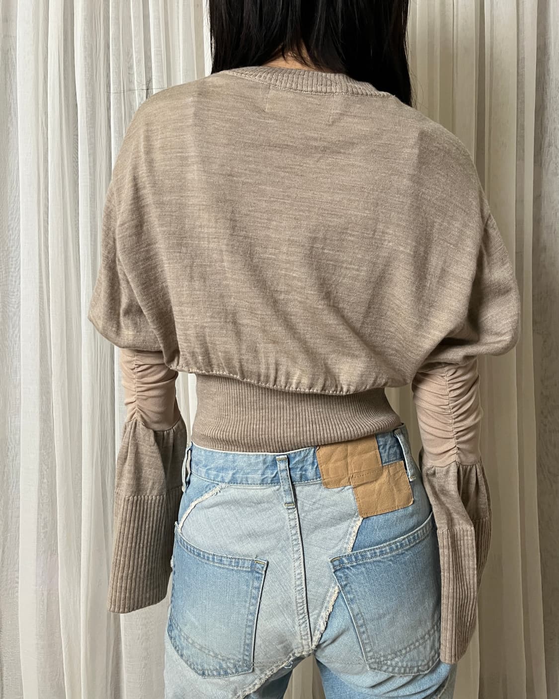 Akira naka fidelia knit 아키라나카 크롭 니트  상품이미지2