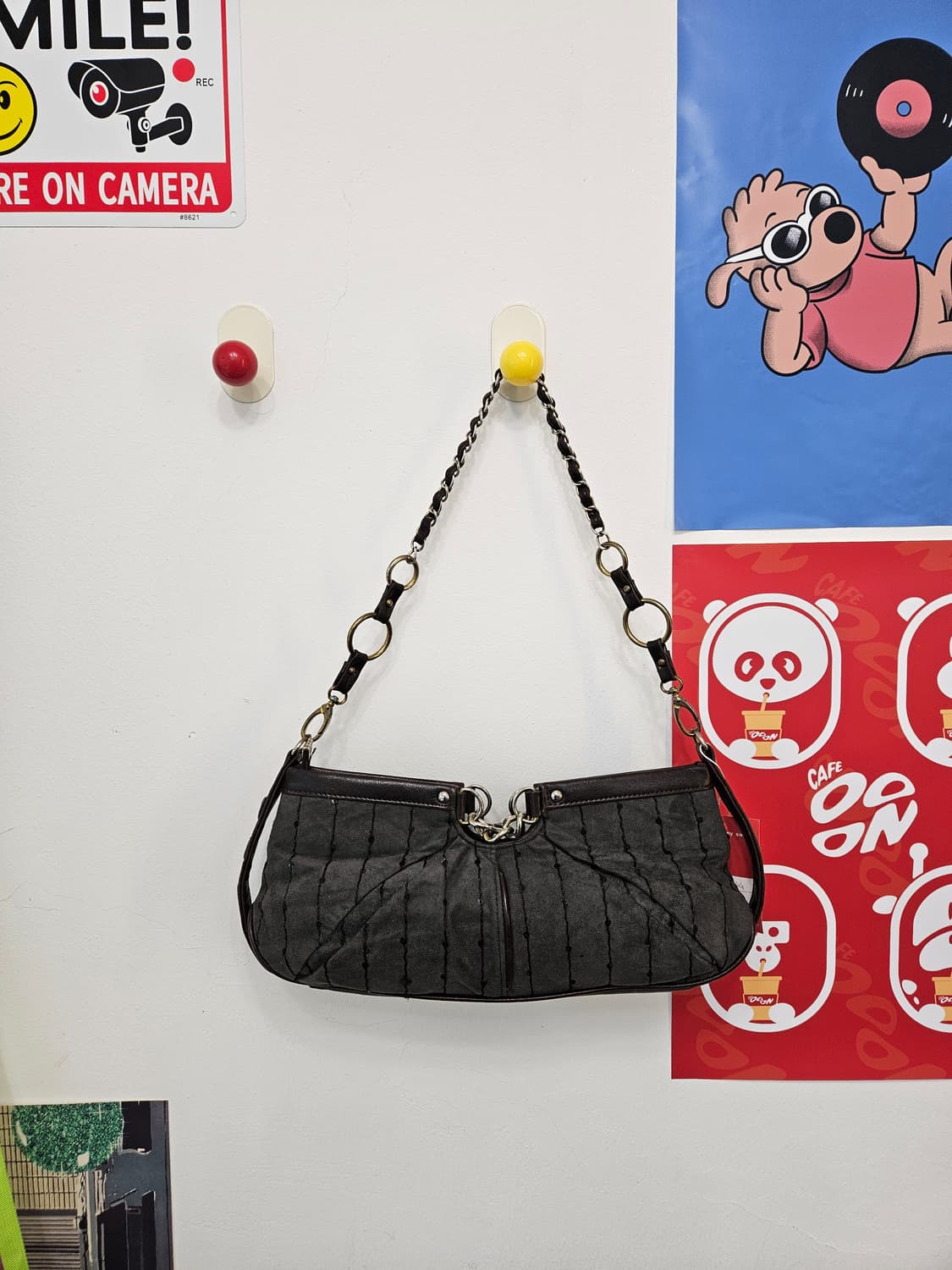 빈티지 스웨이드 숄더백 상품이미지1