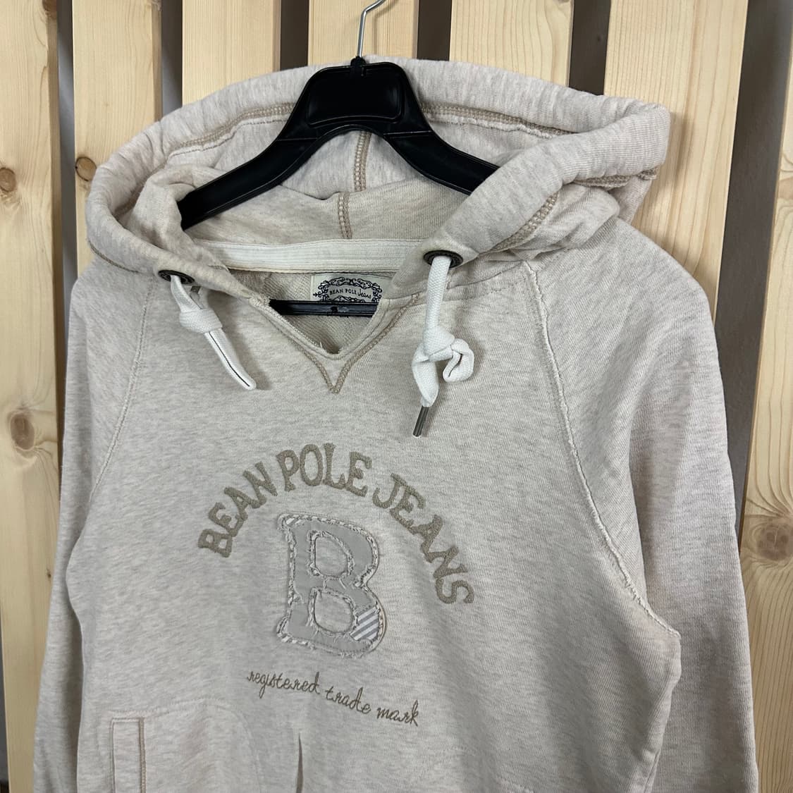 (S) 빈폴 아이보리 후드티 상품이미지3