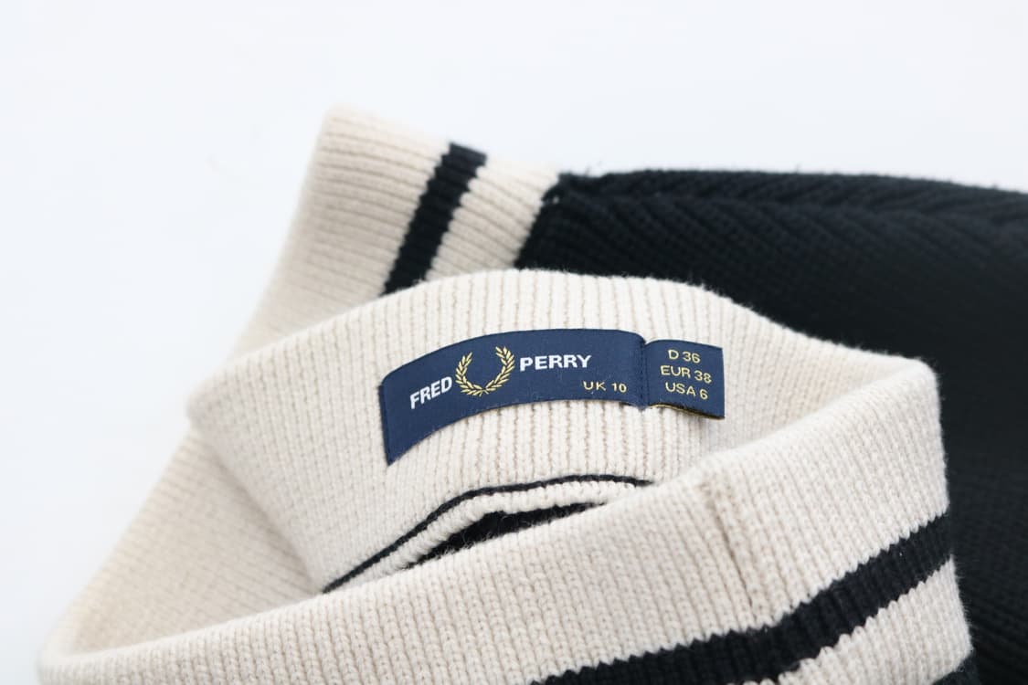 Fred Perry 프레드페리 빈티지 스트라이프 밴딩 니트 스커트 상품이미지9