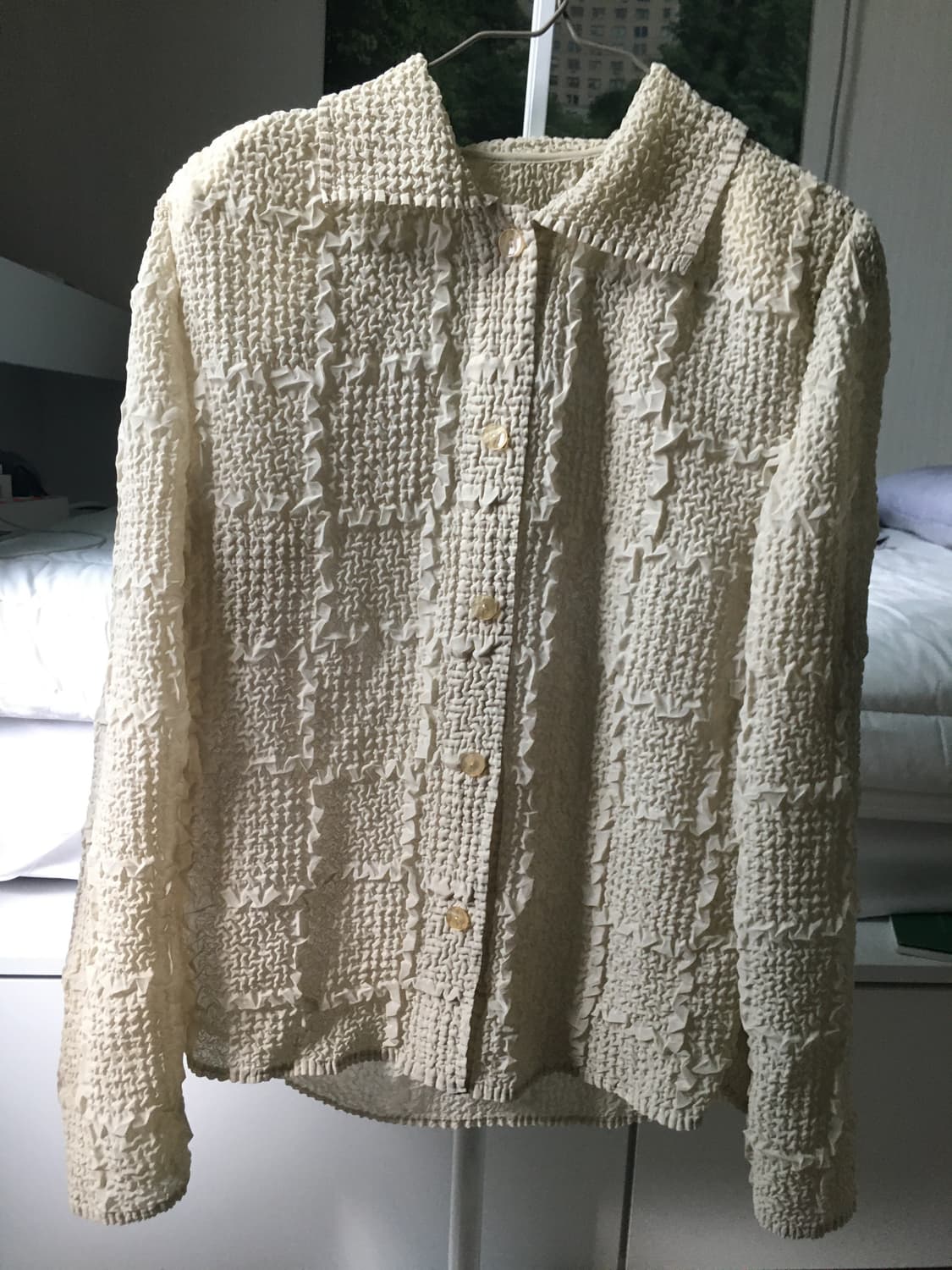 Crinkle Texture Shirt 상품이미지1