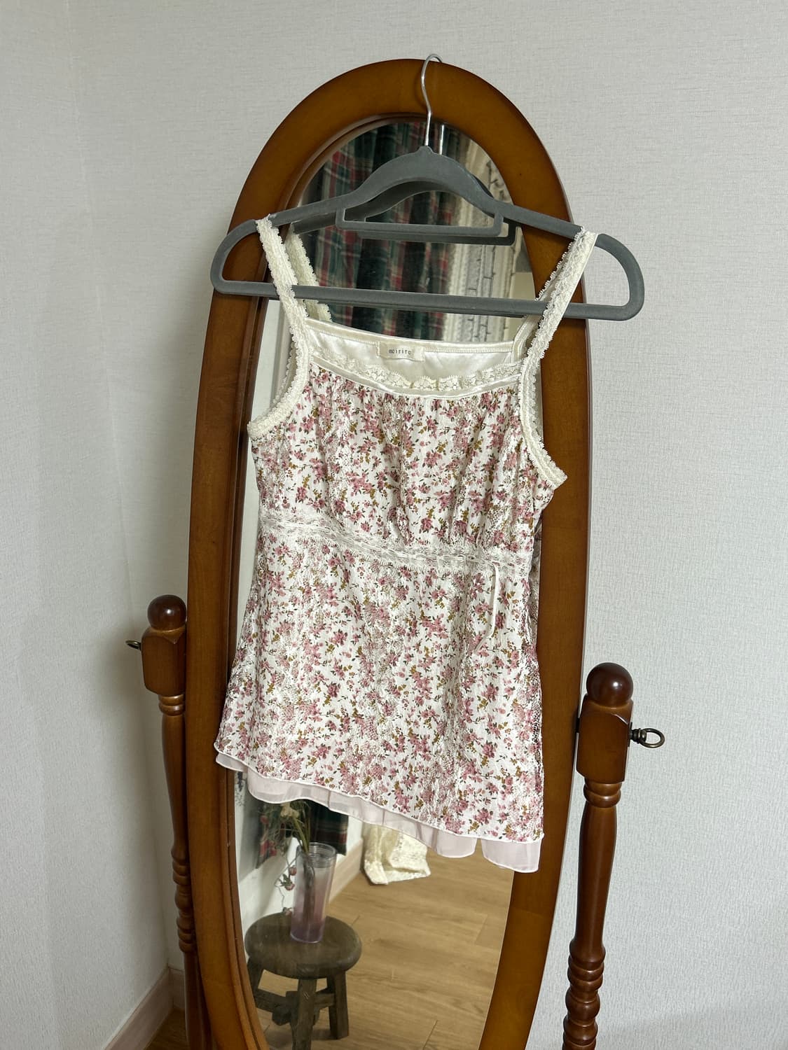 플라워 레이스 슬리브리스 상품이미지1