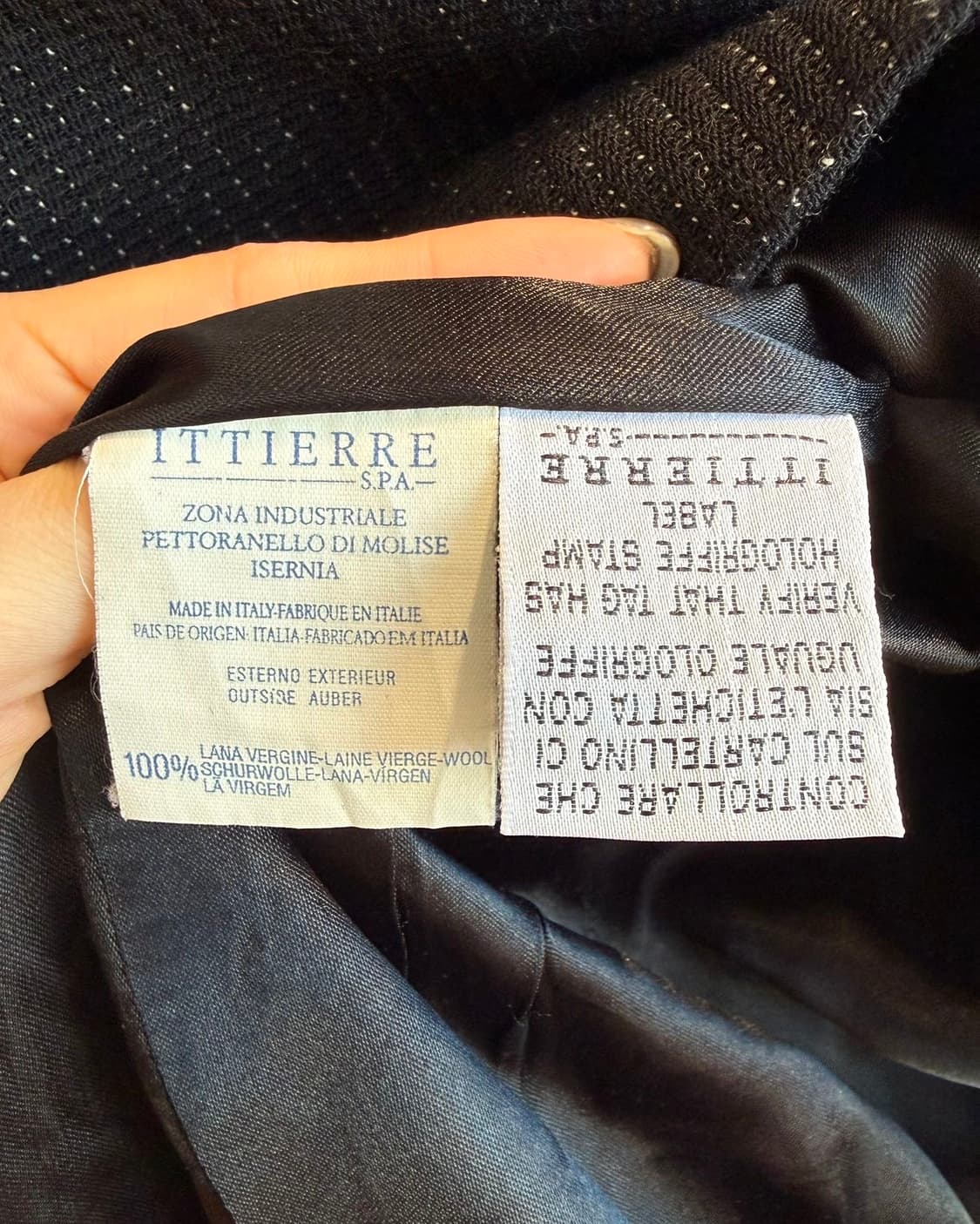 베르사체 진스 쿠튀르 블랙 4b 블레이저 자켓  상품이미지9