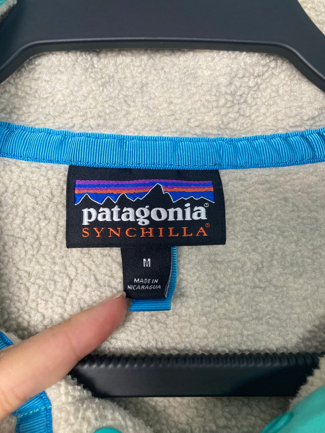 파타고니아 신칠라 풀오버 오트밀/민트 (M) 상품이미지3