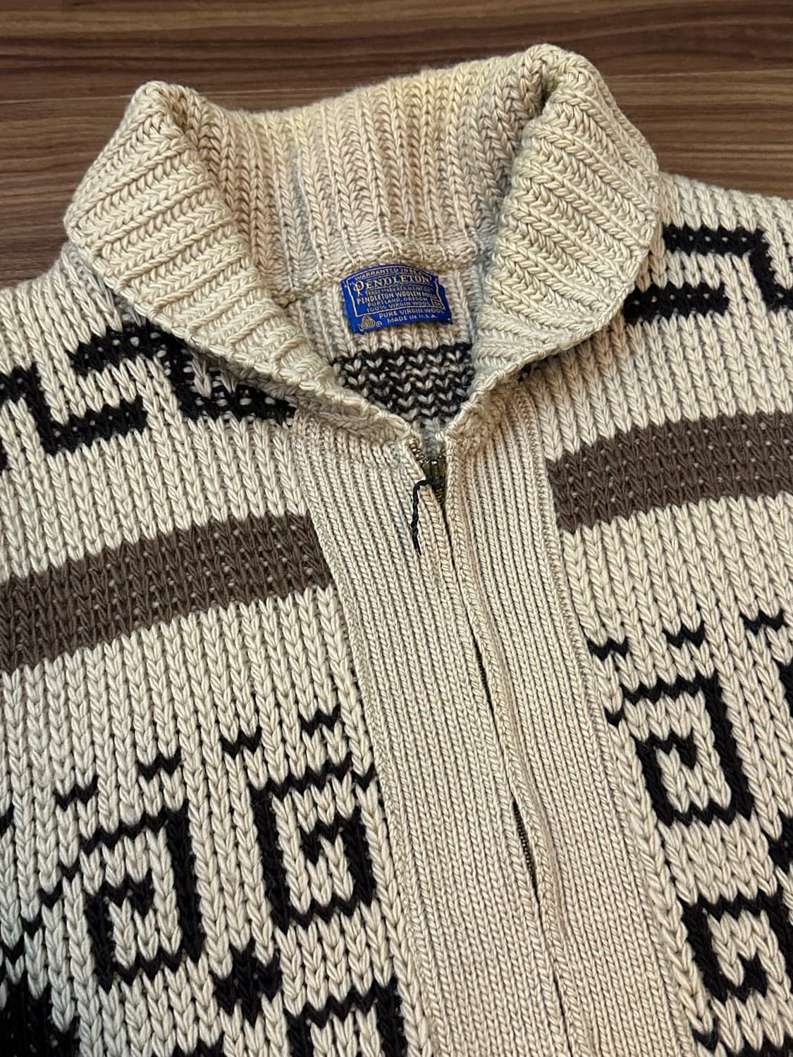 펜들턴(Pendleton) 카우치안 니트 자켓 M 상품이미지6