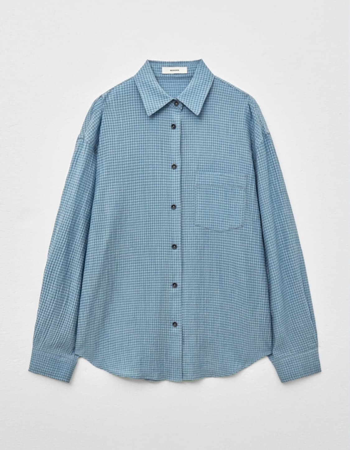 (세일)(새상품)MONGDOL 시어서커 셔츠 하늘색 상품이미지4