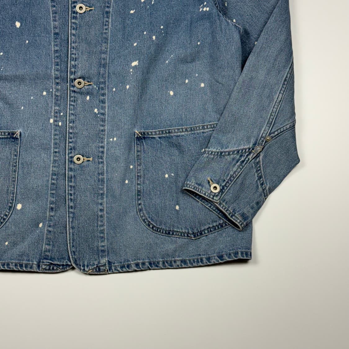 (105) 저널스탠다드 페인티드 데님 커버올 자켓 상품이미지5