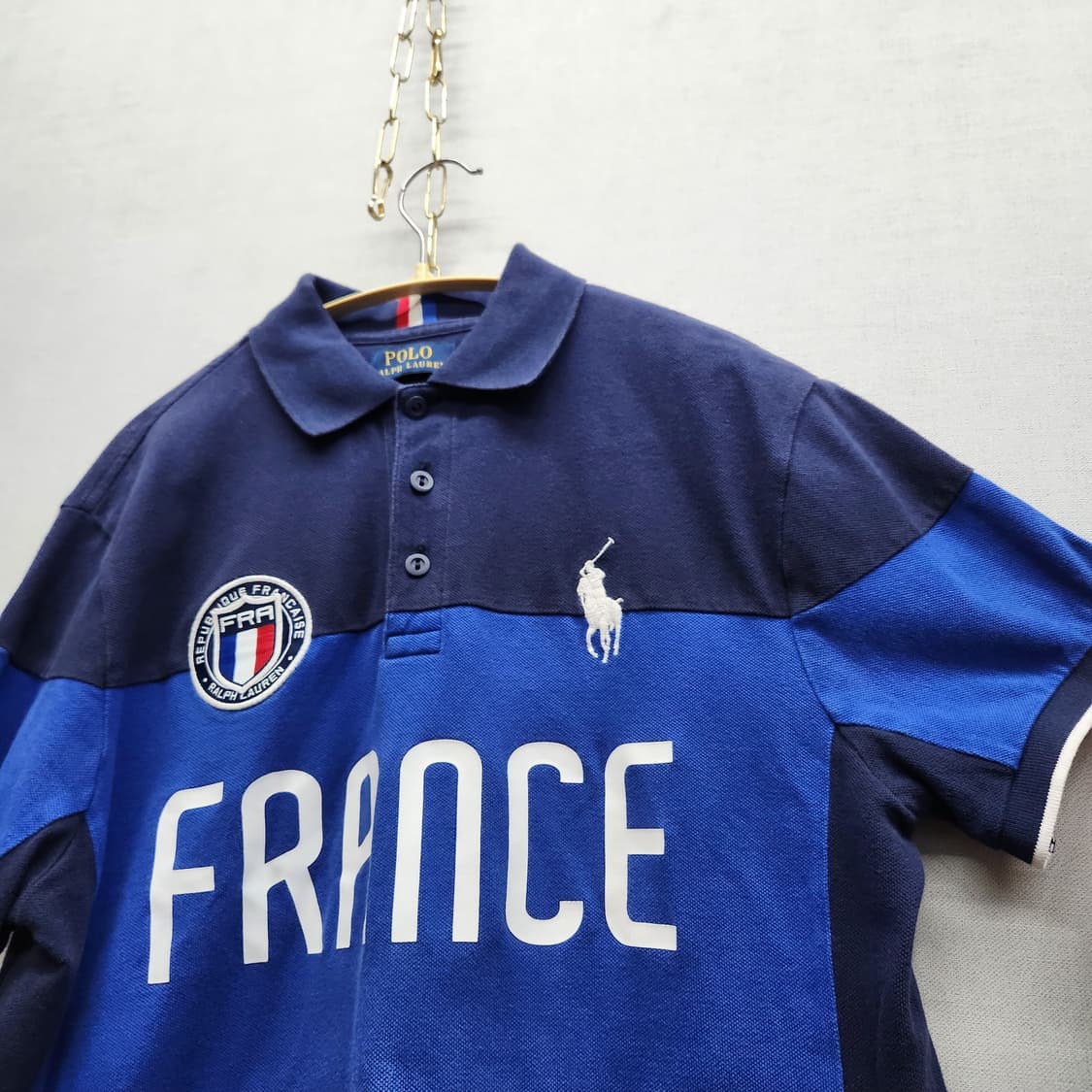 폴로랄프로렌 빅포니/프랑스국대 로고 반팔카라 M(M)남여공용 상품이미지3