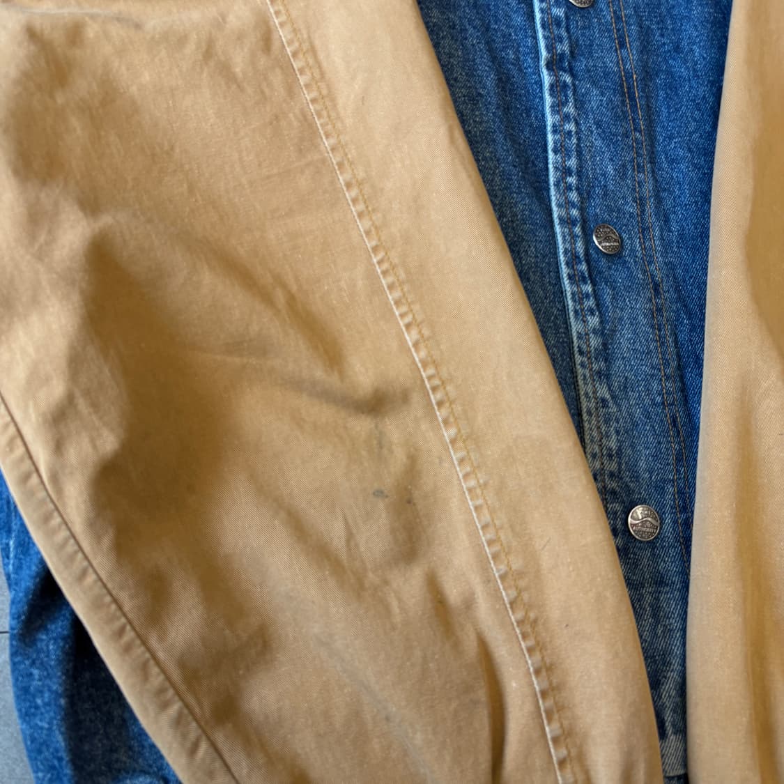 빈티지 데님 베이스볼 자켓  상품이미지8